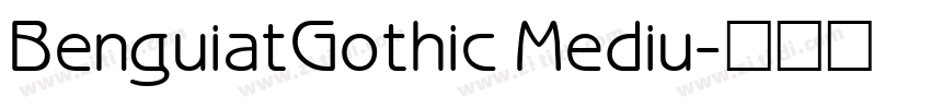 BenguiatGothic Mediu字体转换